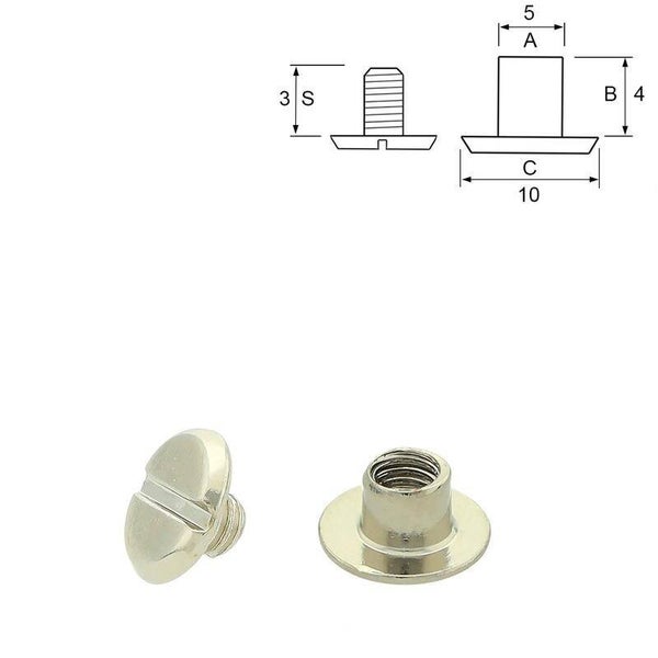 Buchschraube Stahl