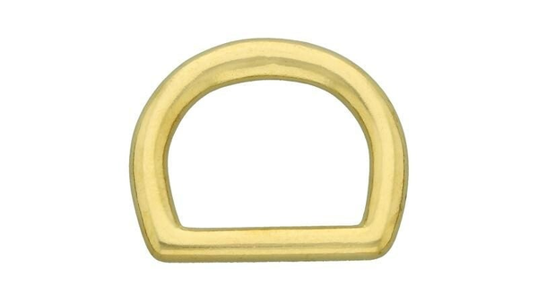 D-Ring Messing massiv