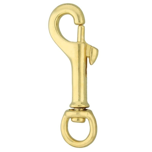 Bolzenkarabiner Mini Messing 62mm 10
