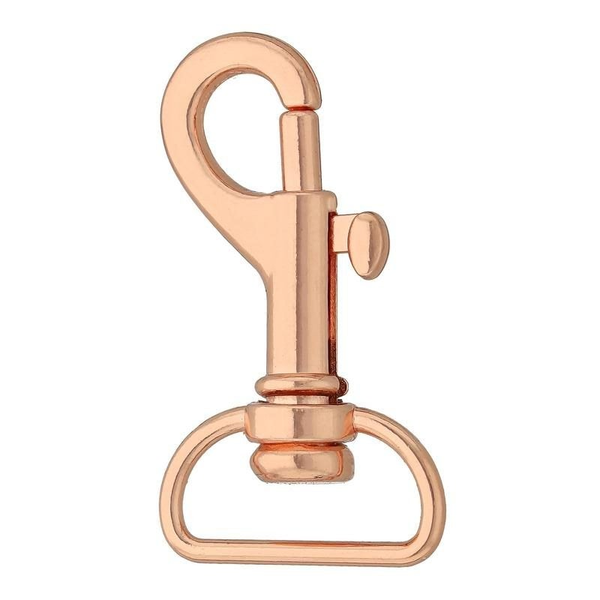 Mini-Schlüsselkarabiner roségold 43mm