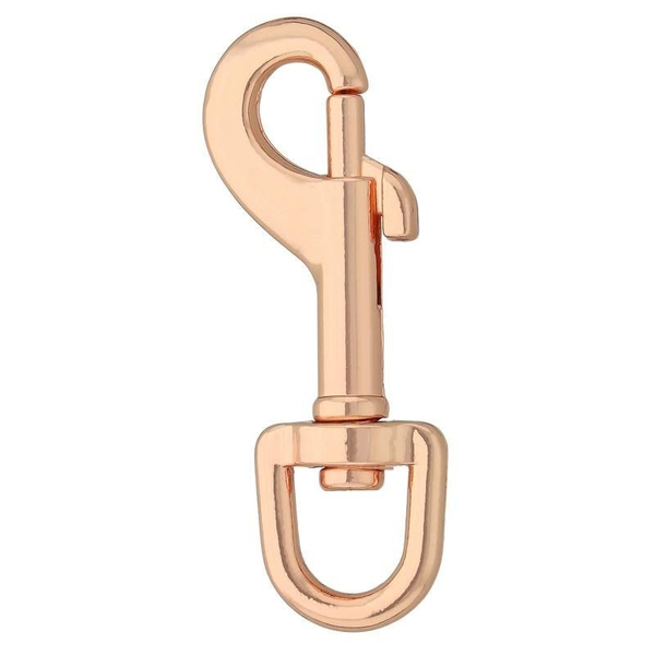 Bolzenkarabiner mini roségold 55mm 10x10