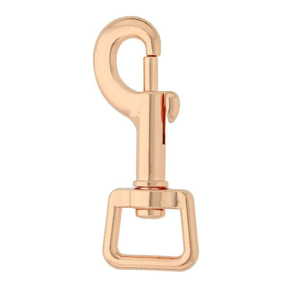 Bolzenkarabiner roségold 66mm 17/20