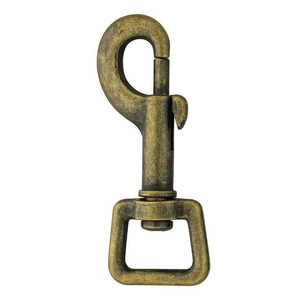 Bolzenkarabiner antik messing 66mm 17/20