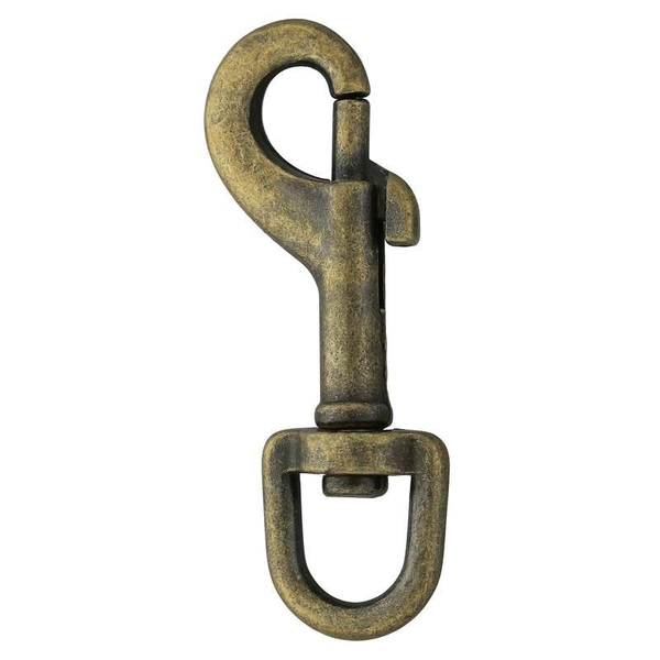 Bolzenkarabiner antikmessing 70mm 13mm