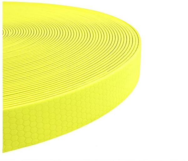 Wasserfestes Gurtband "Hexa" neongelb 16mm