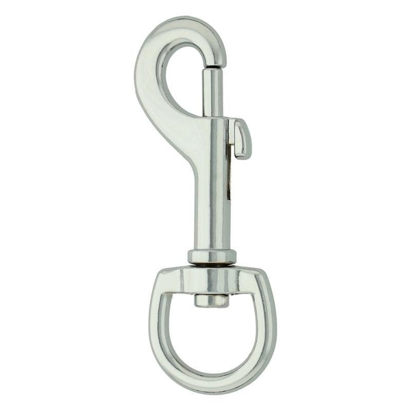Bolzenkarabiner verchromt 80mm/20mm
