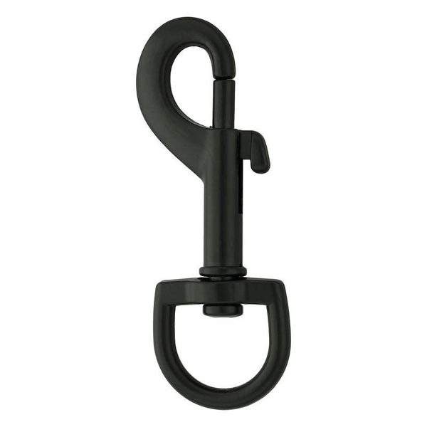 Bolzenkarabiner schwarz matt 80mm/20mm