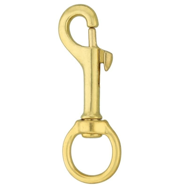 Bolzenkarabiner Mini Messing 65mm 17