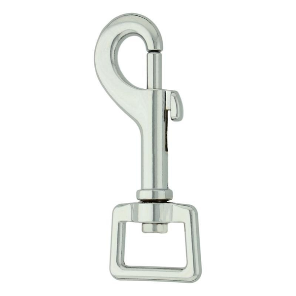 Bolzenkarabiner verchromt 76mm/20mm