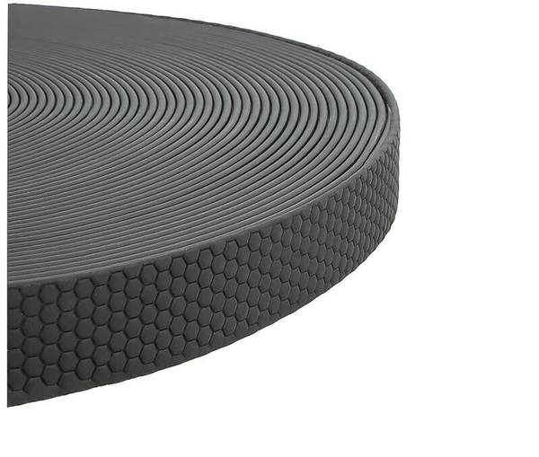 Wasserfestes Gurtband "Hexa" schwarz 16mm