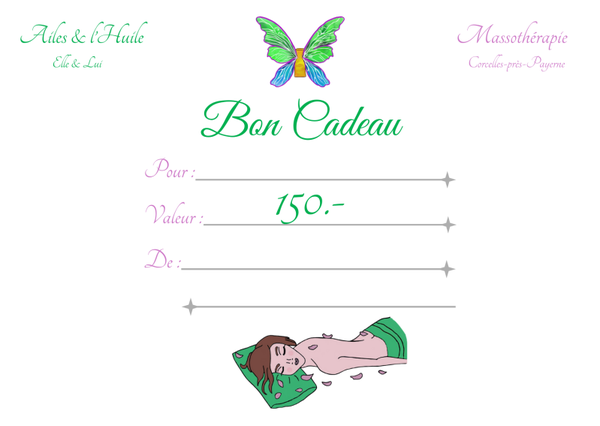 Bon cadeau - Le Moment Absolu - 150.-