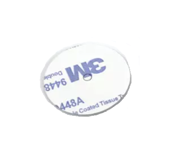 Ø 23x1.8mm-PVC-DISC-TAG-DOUBLE-SIDE-ADHESIVE-WHITE-HF-NTAG213