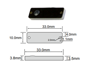 33x10mm-ON-METAL-TAG-BLACK-UHF-Higgs 3