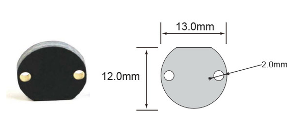 Ø 13x3mm-ON-METAL-TAG-BLACK-EU-UHF-Higgs 3