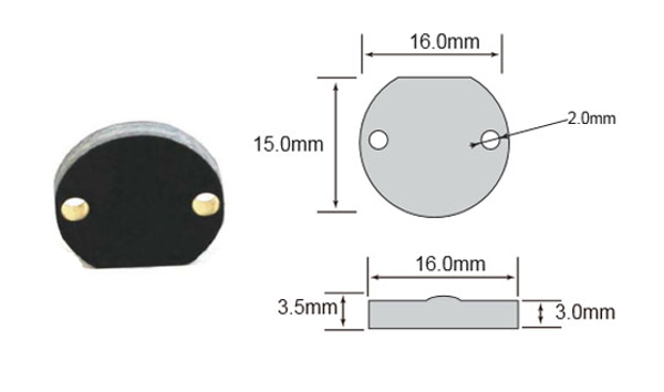 Ø 16x3mm-ON-METAL-TAG-BLACK-EU-UHF-Higgs 3