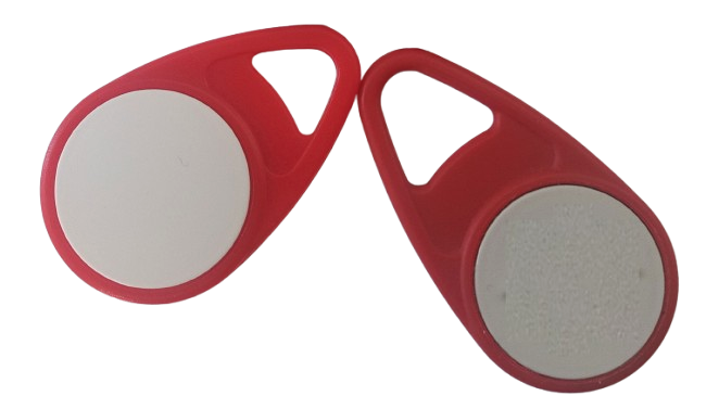 LONG-TEAR-DROP-3-RFID-KEY-FOB-RED-WHITE-NFC-NTAG213