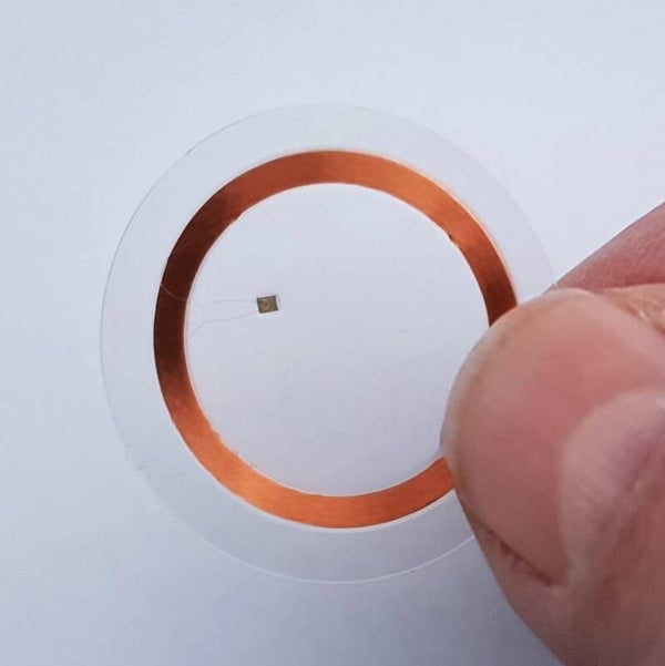Ø 30x0.8mm-CLEAR-DISC-PVC-TAG-LF-EM4200