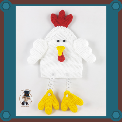 Chicken as walldecoration