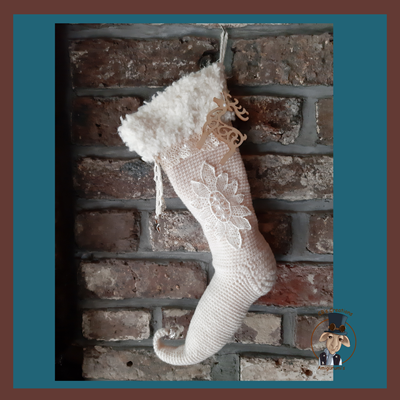 Crochet pattern Christmas Stocking of an Elf