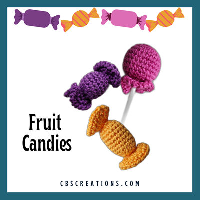 Different fruit candies