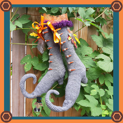 Crochet pattern Witch Boots