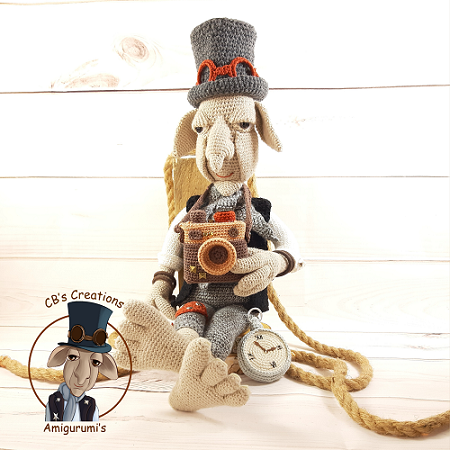 Franklin and his camera, crochet patterns