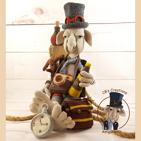 Steampunk crochet, Franklin Forge