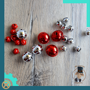 Red and silver bells