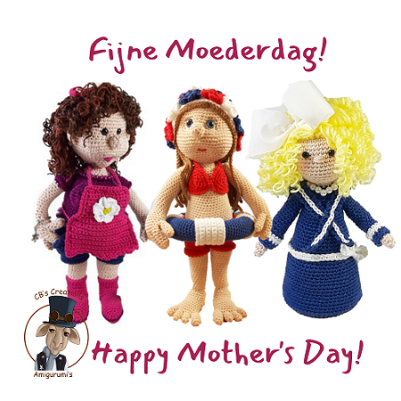 Mother's Day Girly dolls CB's Creations