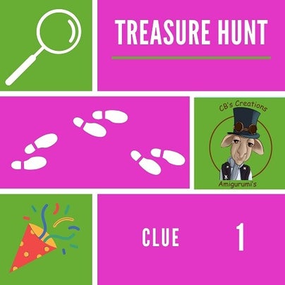 Clue 1 Treasure Hunt amigurumi paterns