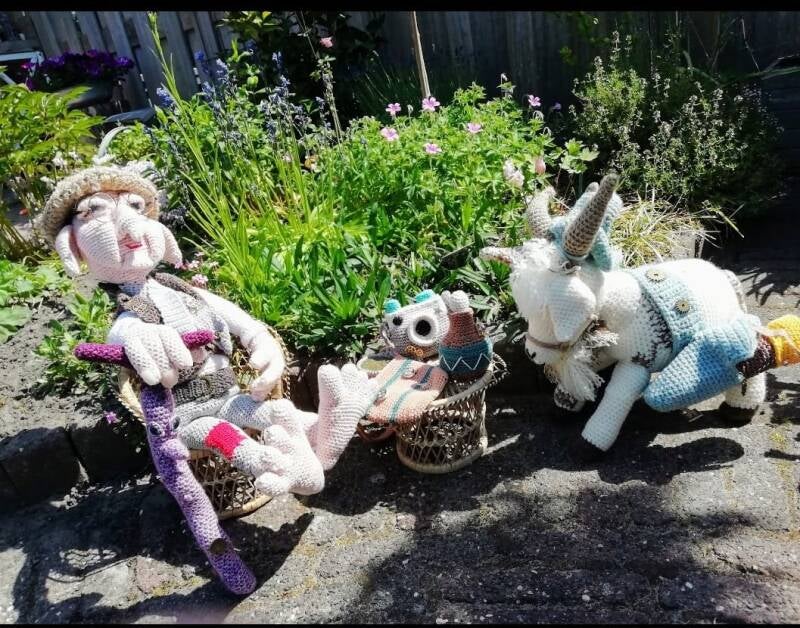 Franklin and Milton by Yo