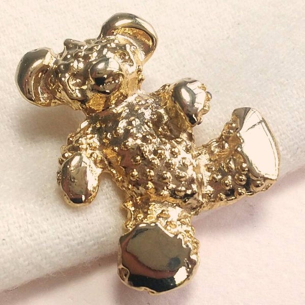 Outlet - Gouden beer broche