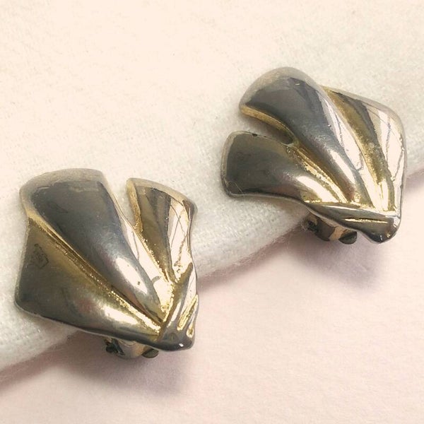 Outlet - Vergulde waaier oorclips