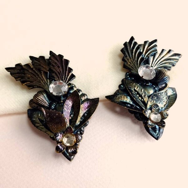 Ornamentale statement oorbellen 80s