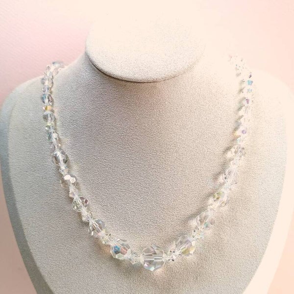 Aurora borealis kralen ketting 60s