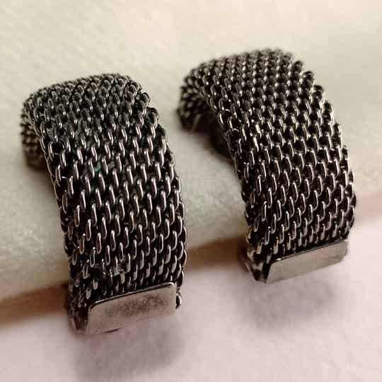 Outlet - Metalen mesh oorclips