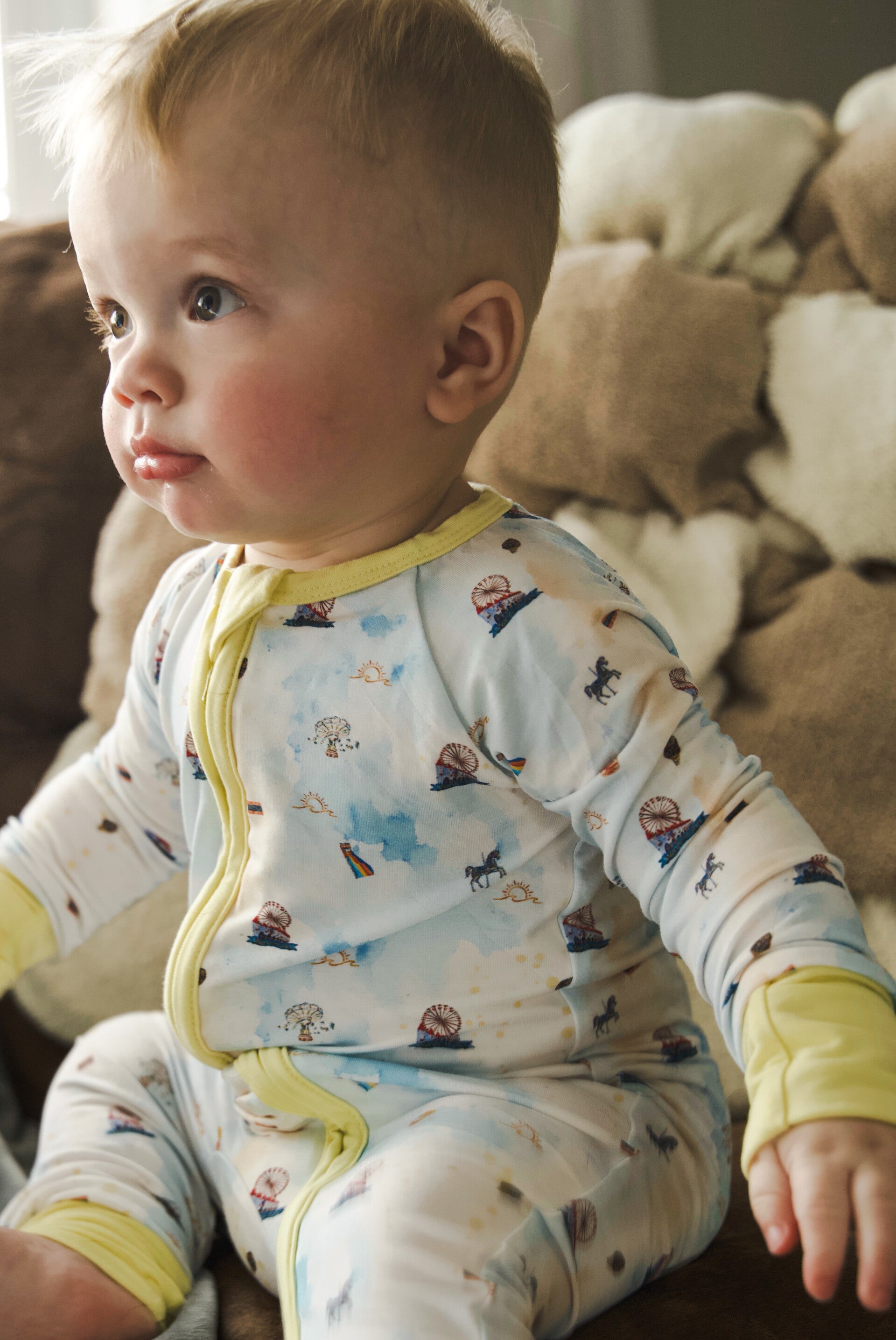 OCNJ BLUE WONDERLAND ONESIE