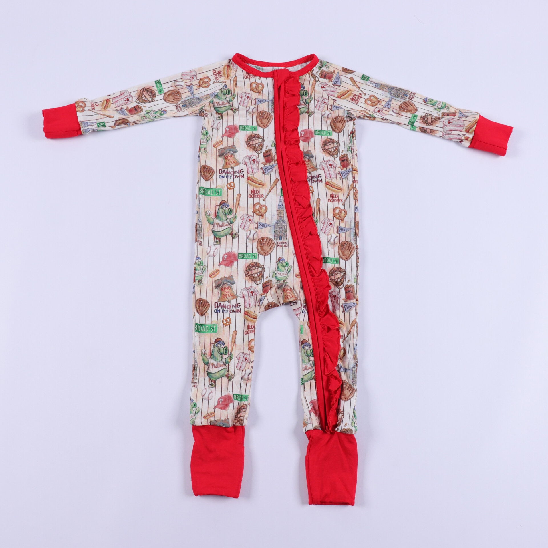 Phillies Ruffle ONESIE