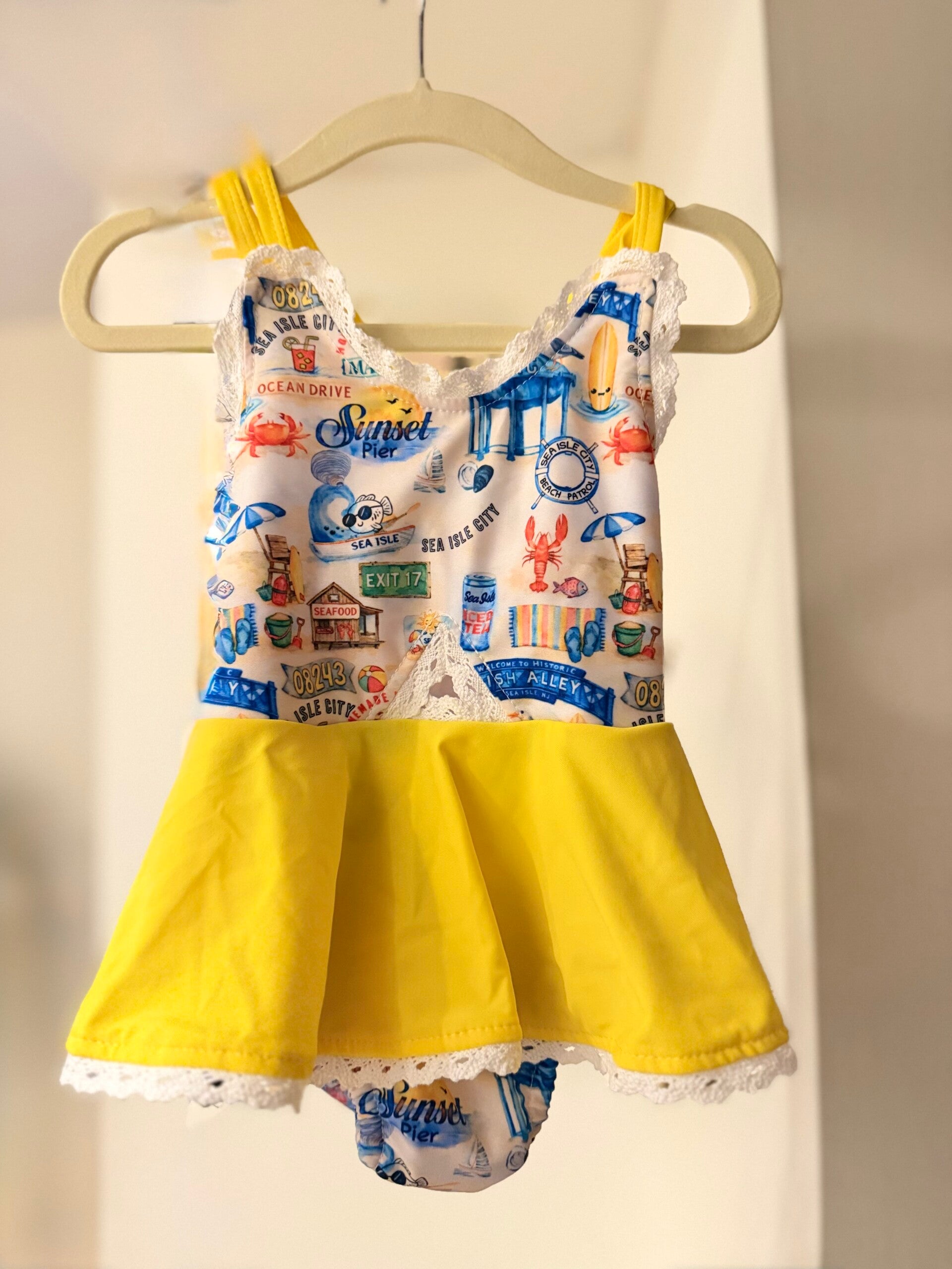 SEA ISLE GIRLS BATHING SUIT