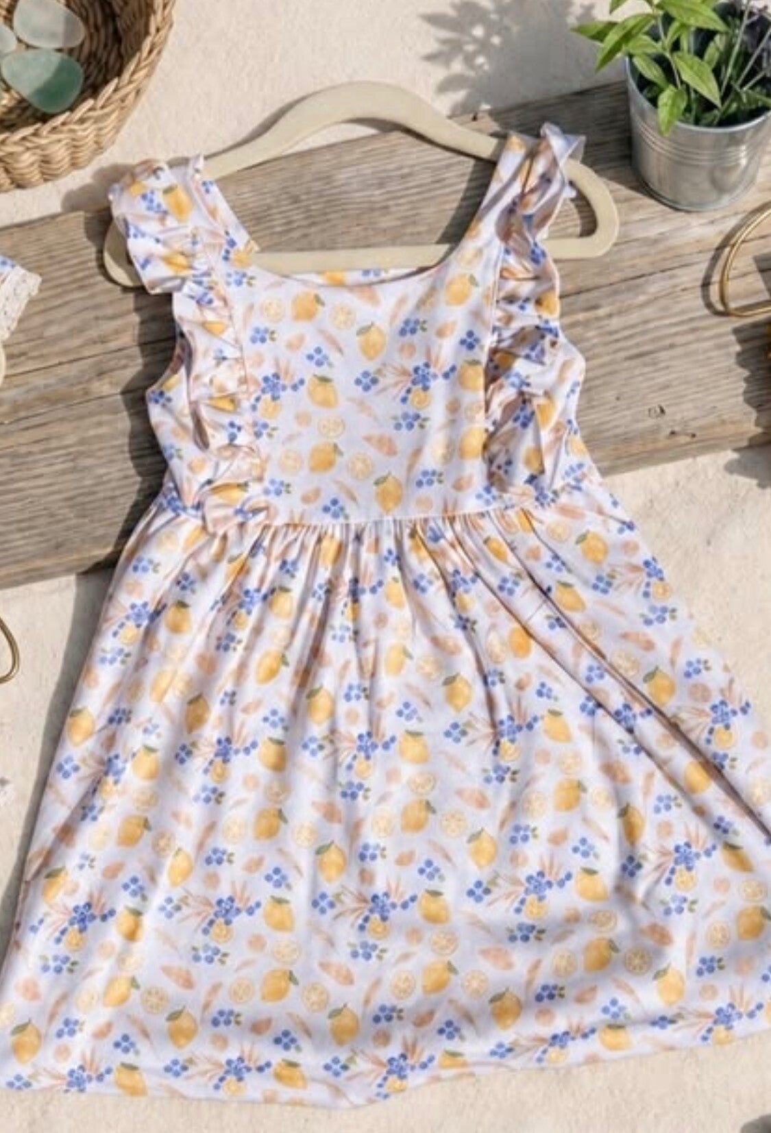 Citrus Blues Dress