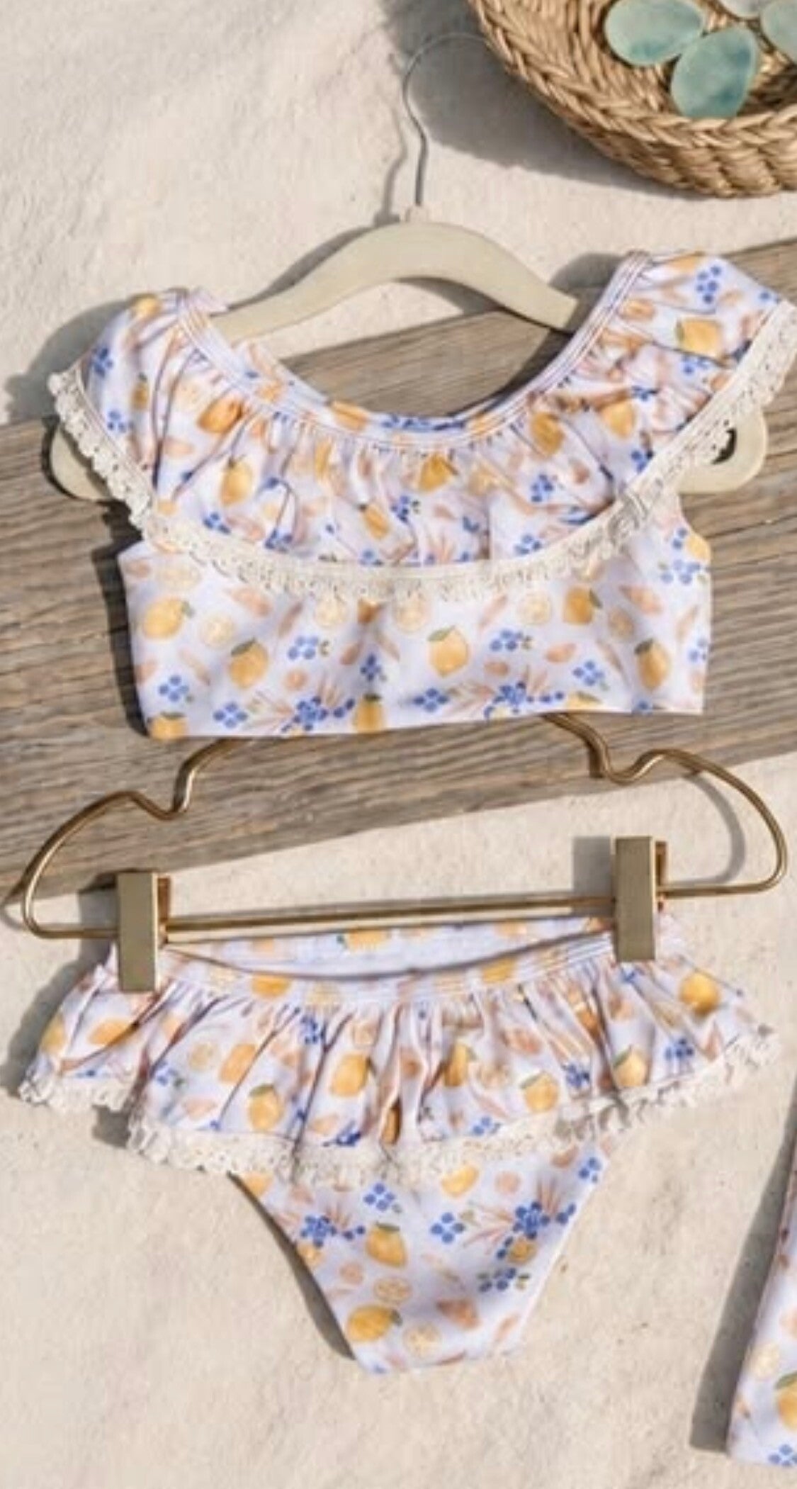 Citrus Blues Girls Bikini