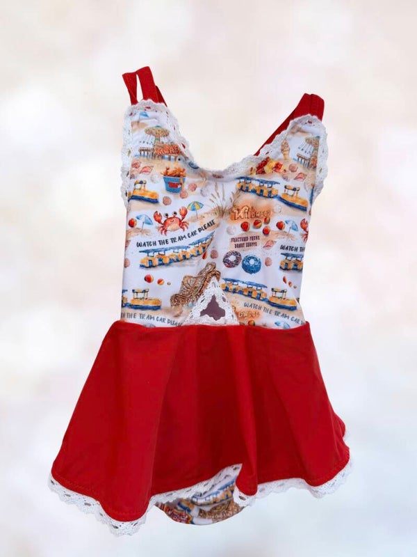 WILDWOOD GIRLS BATHING SUIT