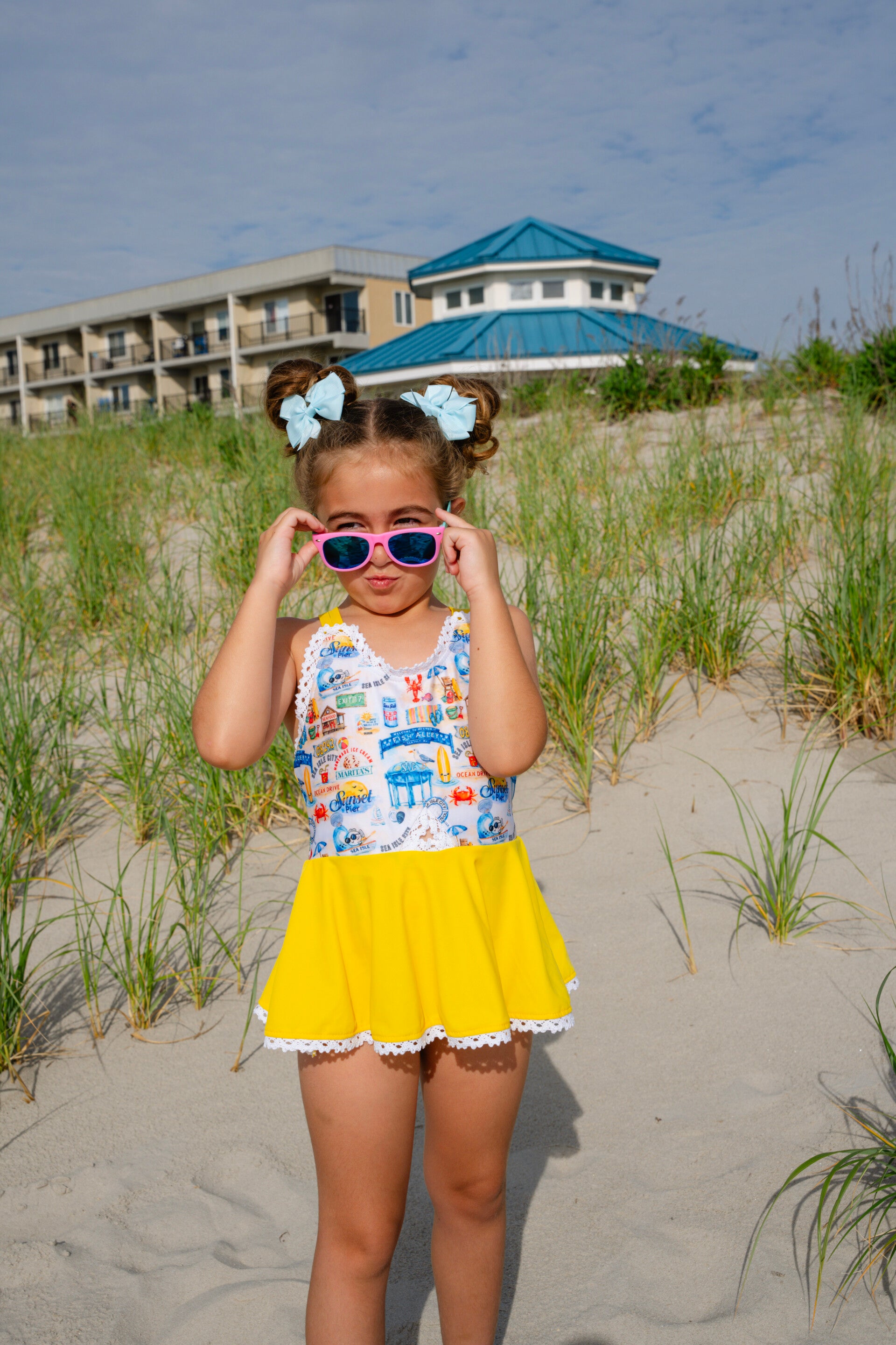 SEA ISLE GIRLS BATHING SUIT