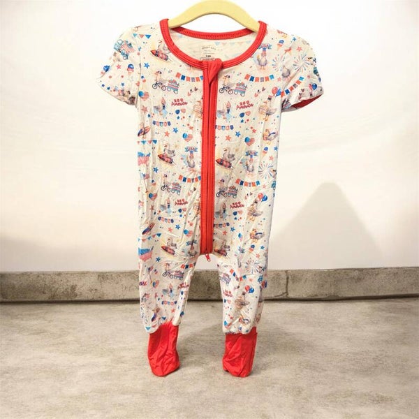 Patriotic seagull onesie