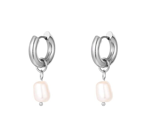 Oorbellen parels simpel