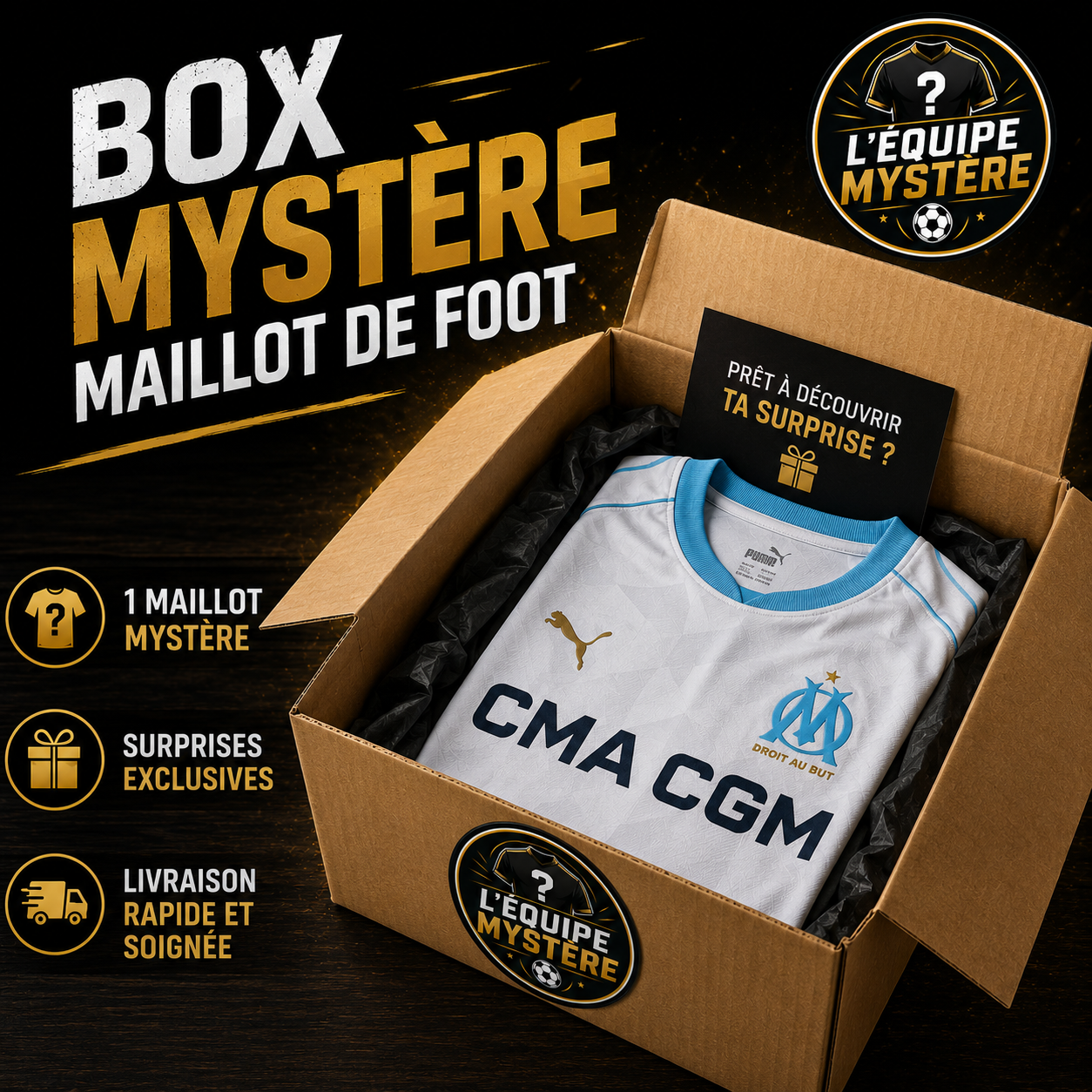 Box mystère maillot de football