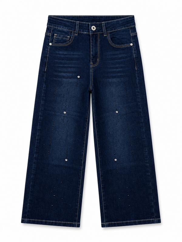 Wide leg glitter