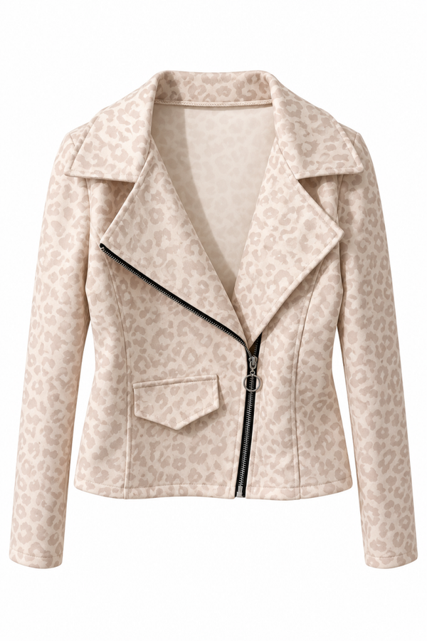 Leopard Biker jacker