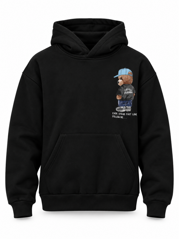 Hoodie bear black