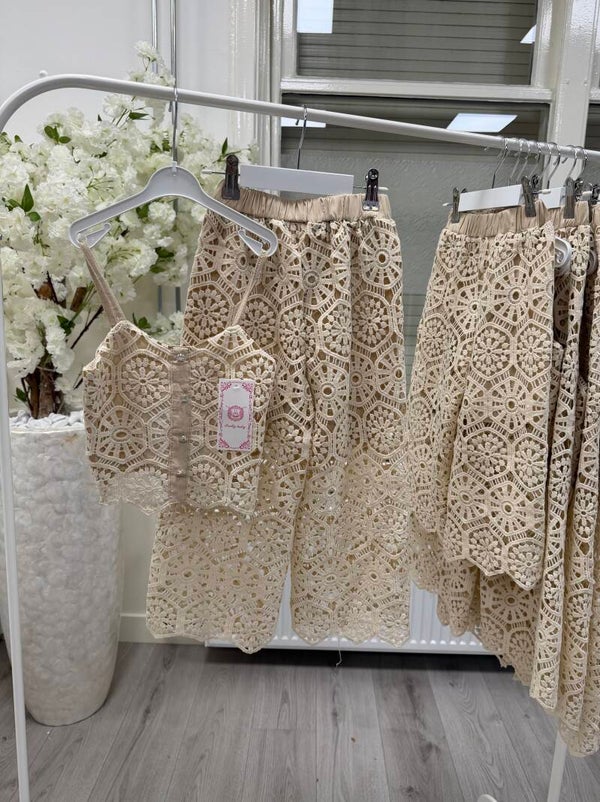 Beige zomer setje